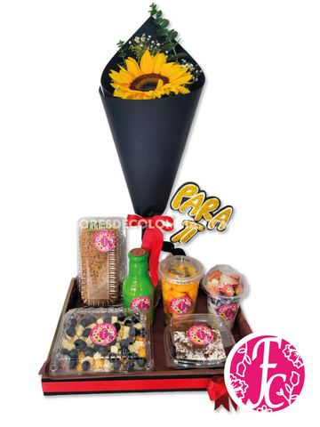 Desayuno sorpresa + girasol - Flores de Colombia
