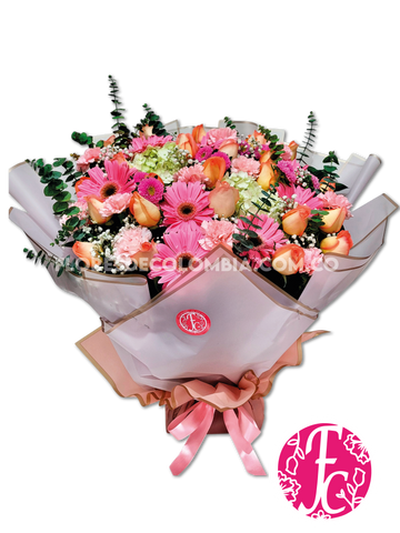 Corazón Vibrante - Flores de Colombia