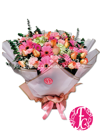 Corazón Vibrante - Flores de Colombia