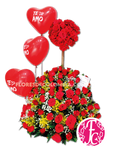 Corazón rebosante - Flores de Colombia