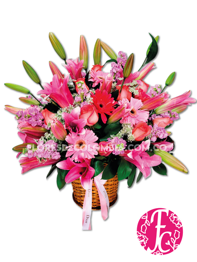 Cumpleaños radiante - Flores de Colombia