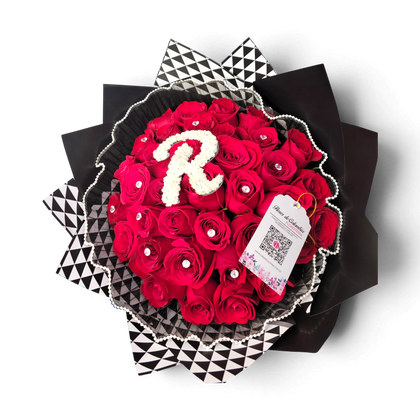 Letras de amor, Bouquet Personalizado - Flores de Colombia