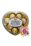 Corazon Ferrero Rocher X8 │ Flores de Colombia