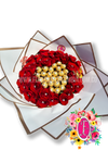 "El dorado" ramillete 40 rosas + Ferrero Rocher - Flores de Colombia
