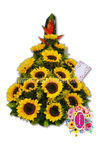 Tradicional con 16 girasoles - Flores de Colombia